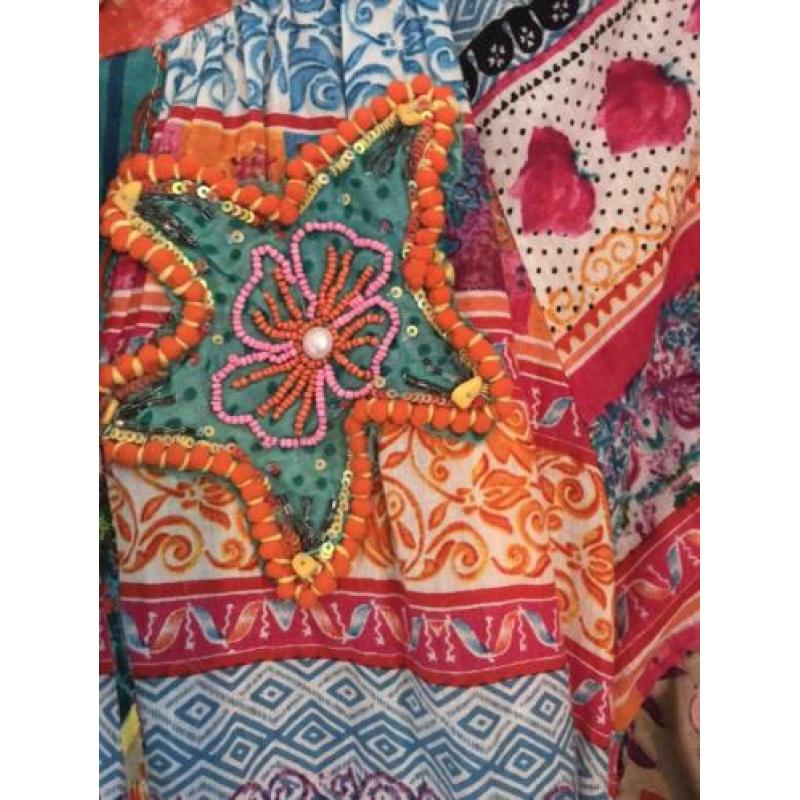 ?? Antica Sartoria jurk Ibiza maxidress 38 tm 44 bohemian