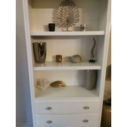 Luxe grote boekenkast / wandmeubel / buffetkast