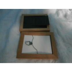 lijst Houten lijst / wissellijst hout / mini lijst 2 st