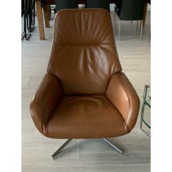 Montel fauteuil leder (2x)