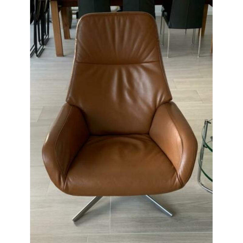 Montel fauteuil leder (2x)