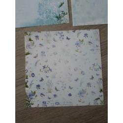 3 Scrapbook vellen Marjolein Bastin 15x15cm