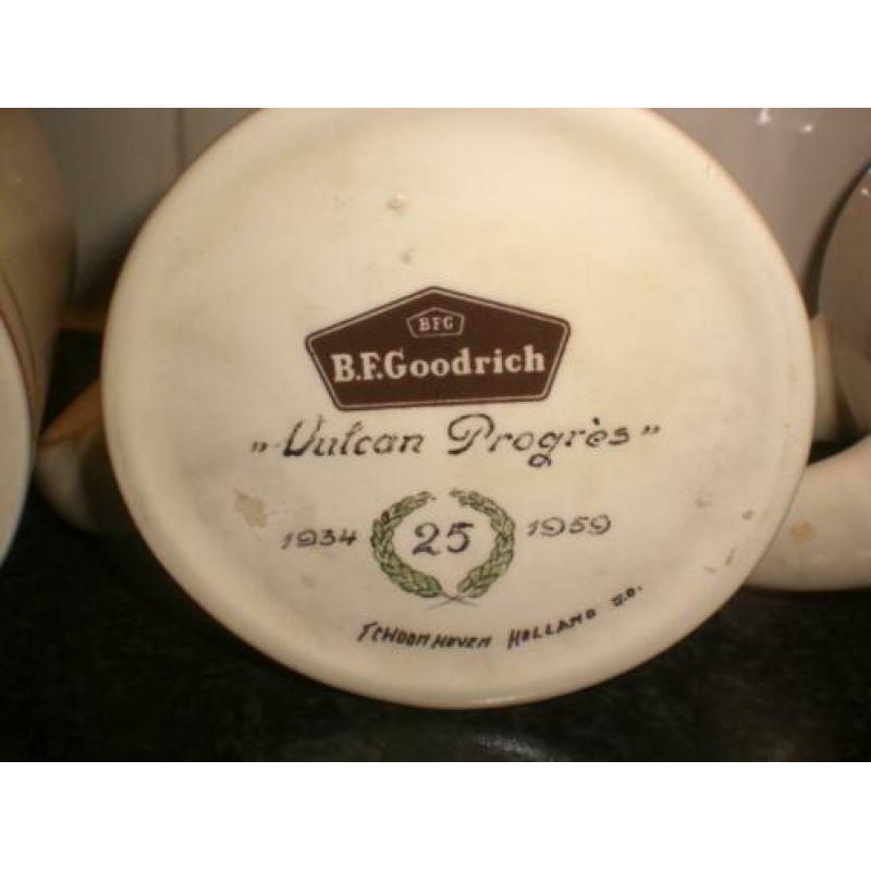 4 Speciale reclame pullen B.F Goodrich banden 1934-1959
