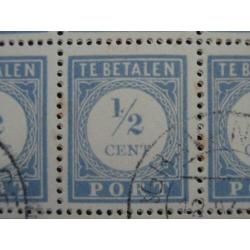 NL 1912; Cpl vel (200) 1/2 cent PORTzegels P44 GESTEMPELD