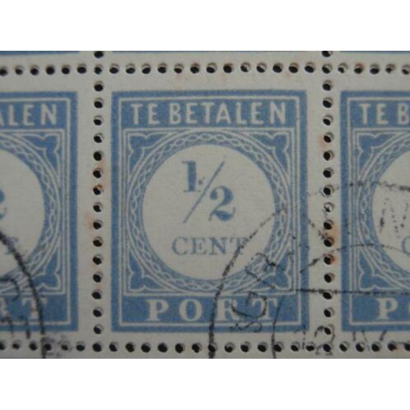 NL 1912; Cpl vel (200) 1/2 cent PORTzegels P44 GESTEMPELD