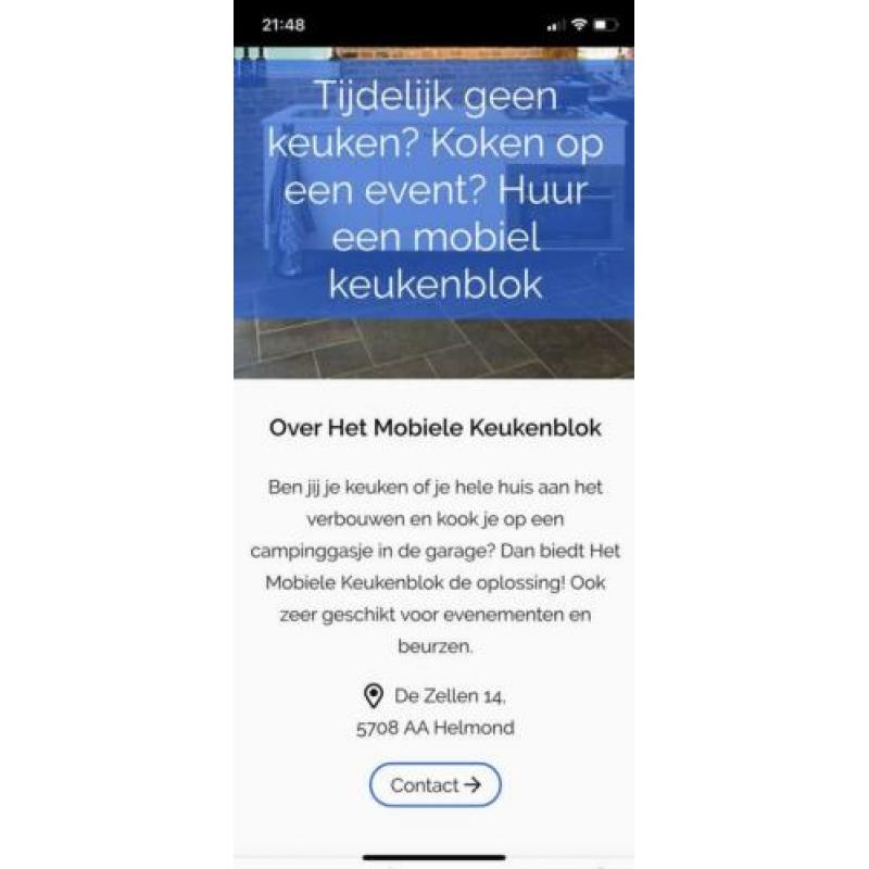 Mobiele keukens te huur!!