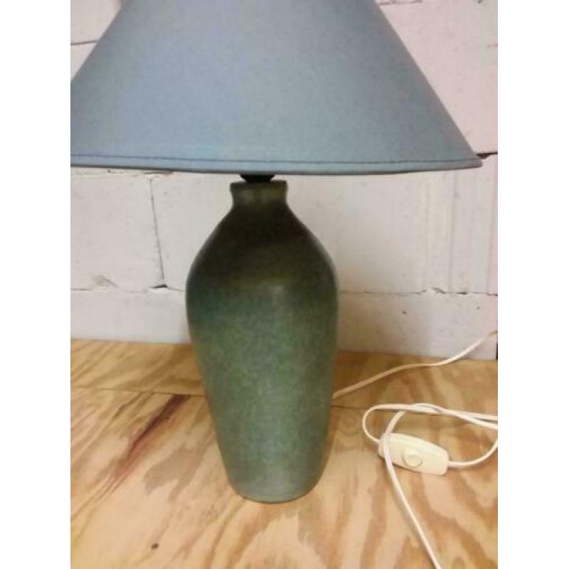 Schemerlamp groene voet