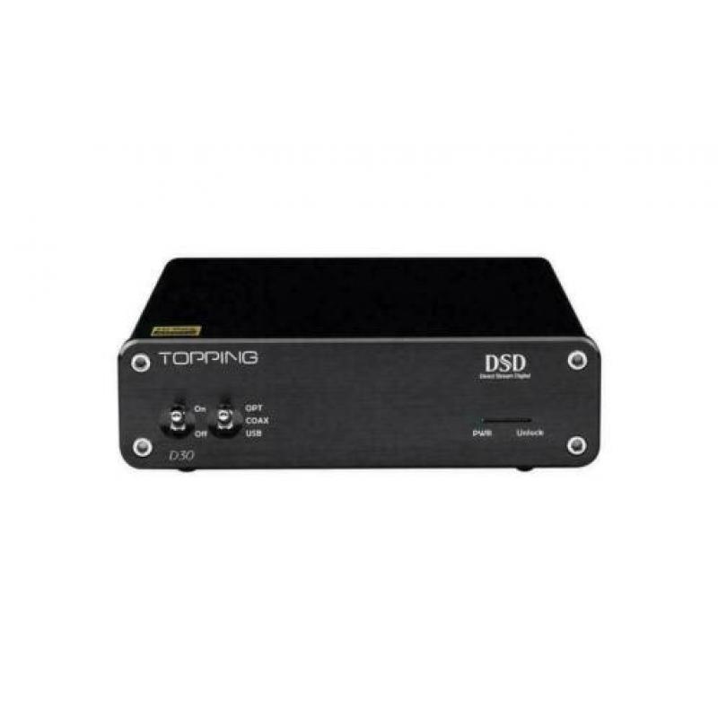 TOPPING D30 USB DAC 24bit/192kHz DSD 128 XMOS CS4398 BLACK