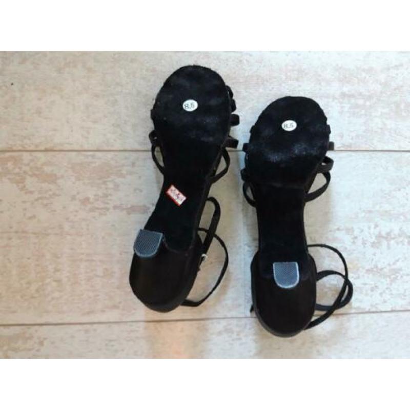 Nieuw zwarte Dansschoenen Salsa schoenen met hakje maat 40