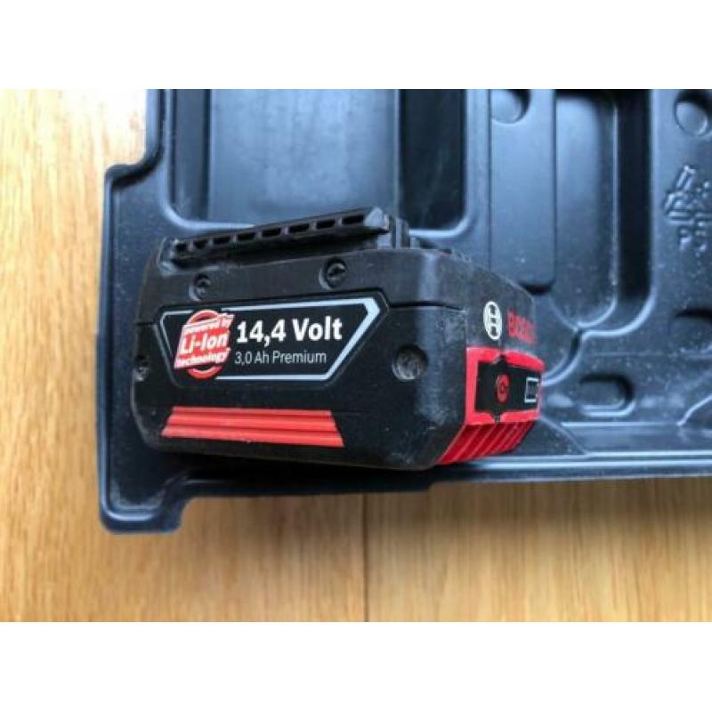 Bosch GSR 14,4 V met GBA 3 Ah accu’s