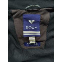 Grijze winterjas Roxy met bont cappuchon