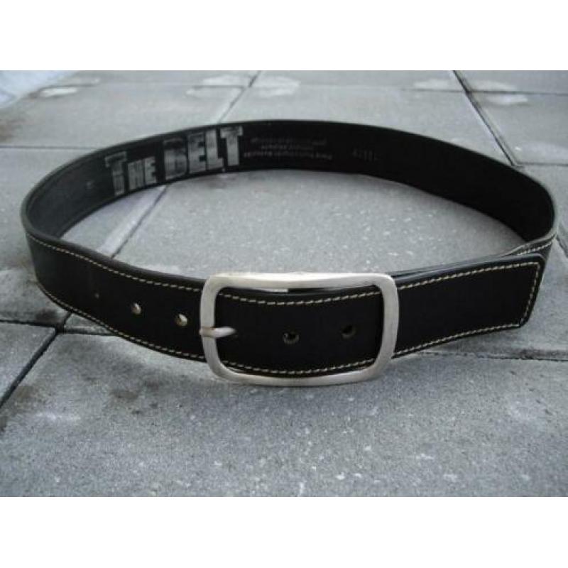 ZGAN Handmade LIMITED EDITION Zwart Leren Riem The Belt 95cm