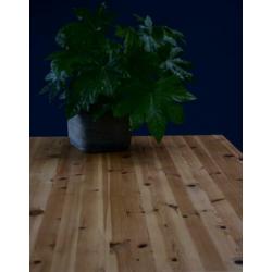 Gave industriele eettafel en stoelen