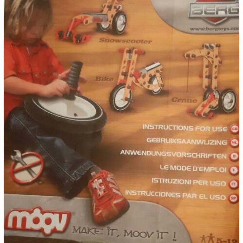 Advanced kit 7 in 1 moov, Berg toys. Voertuig bouwen