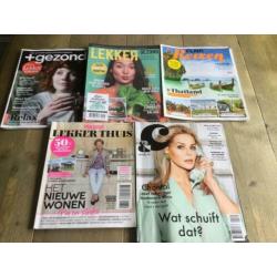 Pakket partij tijdschriften leesvoer lezen
