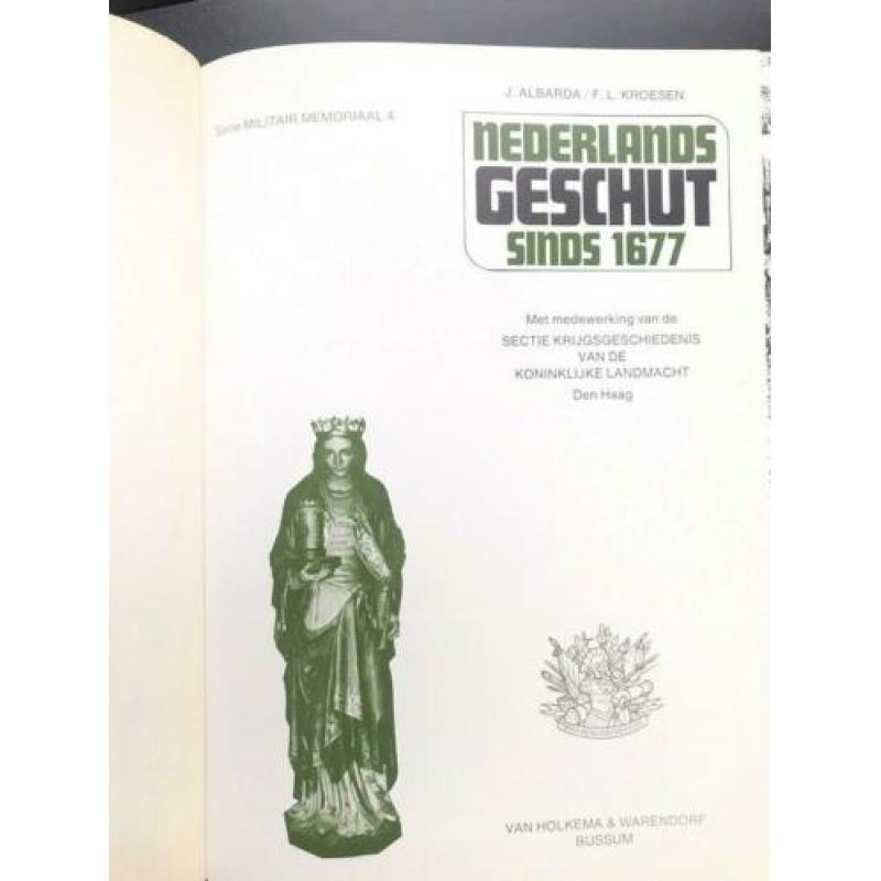 Nederlands geschut sinds 1677 boek, leger-marine-kanon-WWII