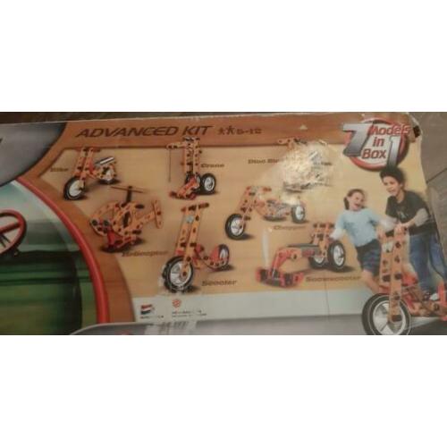 Advanced kit 7 in 1 moov, Berg toys. Voertuig bouwen