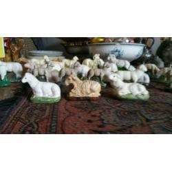 losse verkoop kerstbeeldjes schaapjes