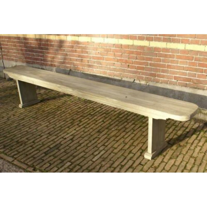 Brocante - echt Stel stevige houten banken!
