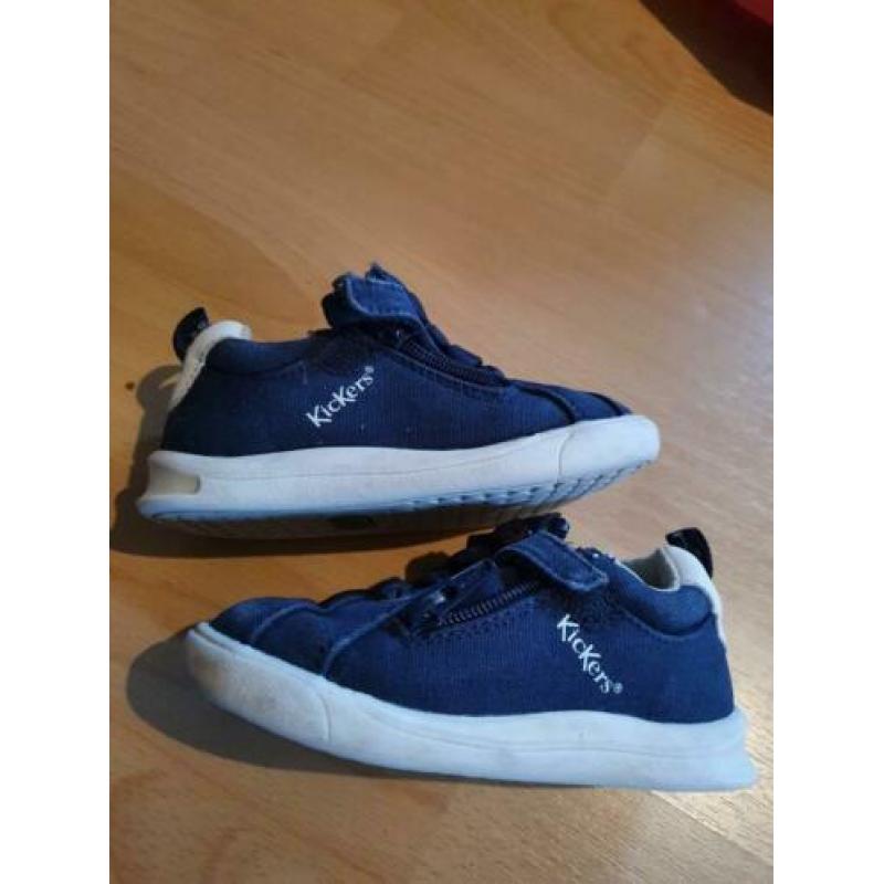 kickers schoenen maat 21 blauw