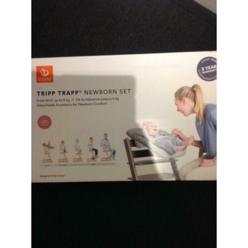 Stokke tripp trapp new born set coral confetti