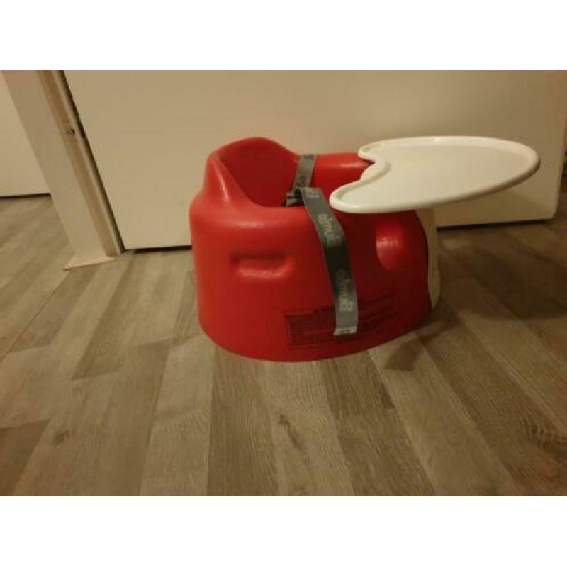 Bumbo floor seat inclusief blad (kleur rood)