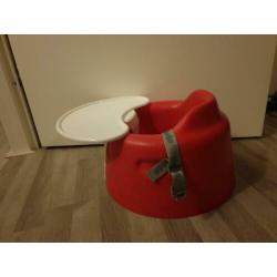 Bumbo floor seat inclusief blad (kleur rood)