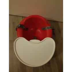 Bumbo floor seat inclusief blad (kleur rood)