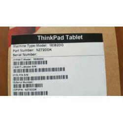 Lenovo ThinkPad Tablet - Type 1838 - NIEUW in doos