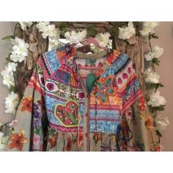 ?? Antica Sartoria jurk Ibiza maxidress 38 tm 44 bohemian