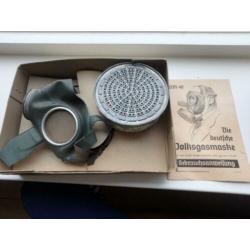 Te koop, WO2 Duits gasmasker, tweede wereldoorlog Duits.