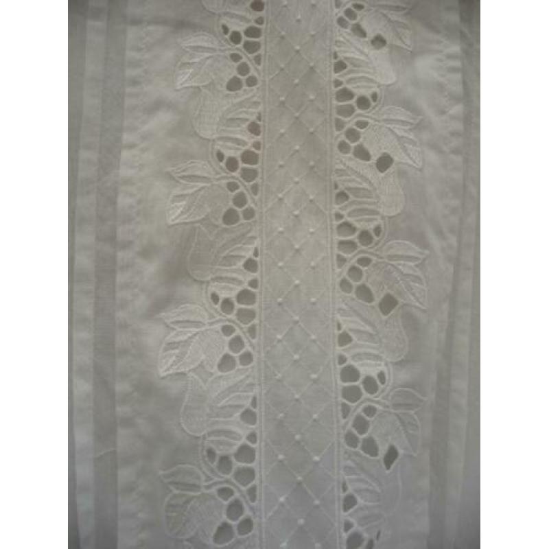Wit Broderie Communie jurkje