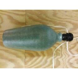 Schemerlamp groene voet
