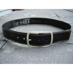ZGAN Handmade LIMITED EDITION Zwart Leren Riem The Belt 95cm