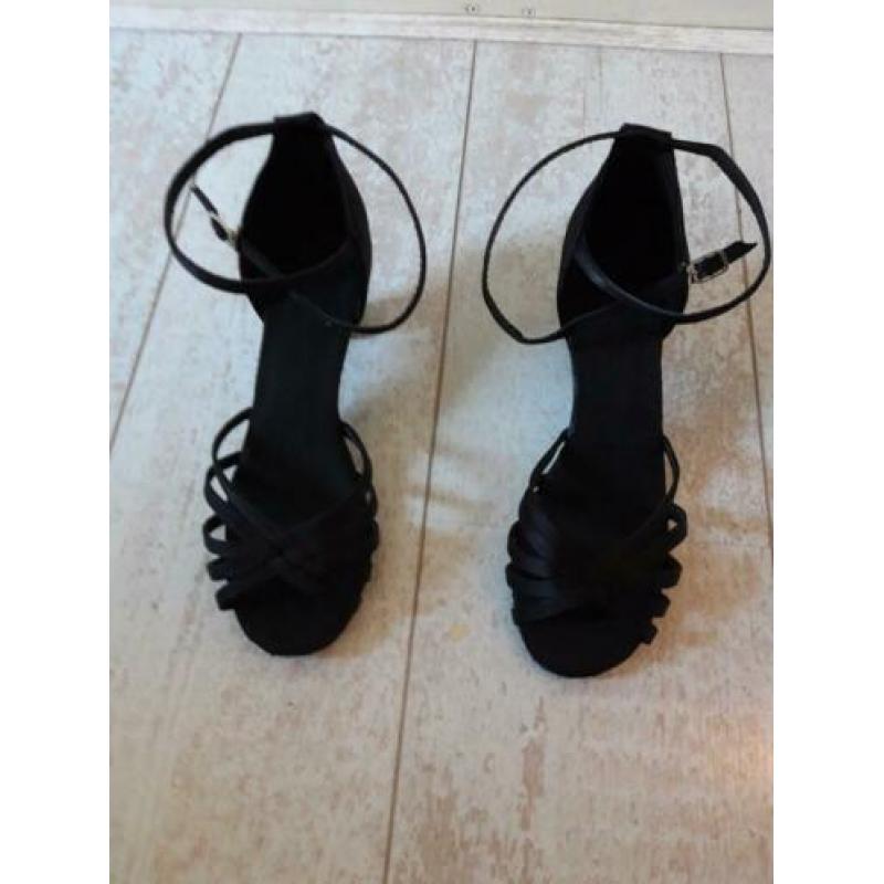 Nieuw zwarte Dansschoenen Salsa schoenen met hakje maat 40