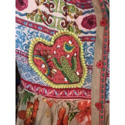 ?? Antica Sartoria jurk Ibiza maxidress 38 tm 44 bohemian