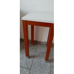 Hoog tafeltje bijzettafeltje 72 cm hoog 40×40 WEG=WEG