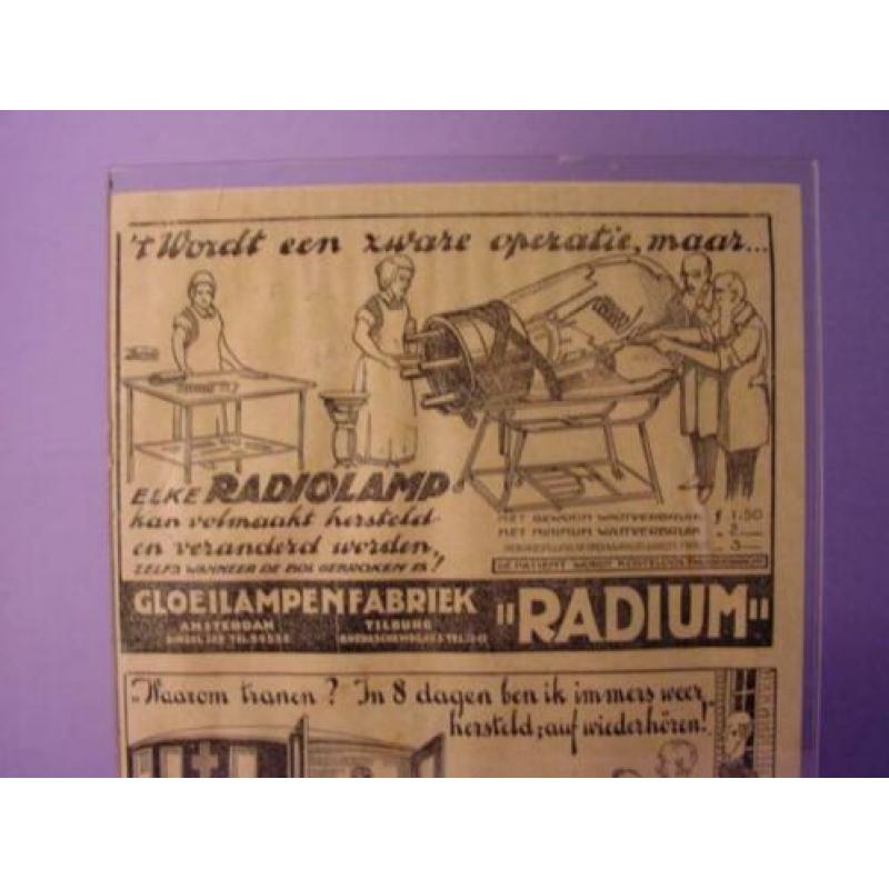 1932: Reclame Folder Philips