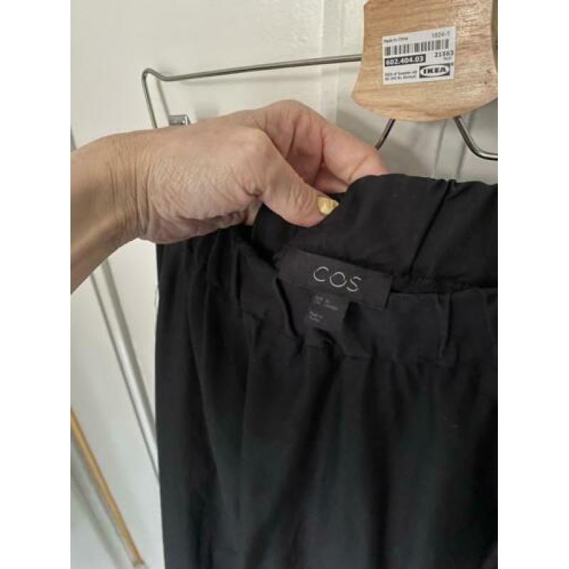 COS zgan midi rok zwart katoen 36 (S/M/38)