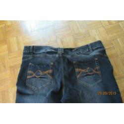 Spijkerbroek / Jeans 50/52 Antraciet / Zwart
