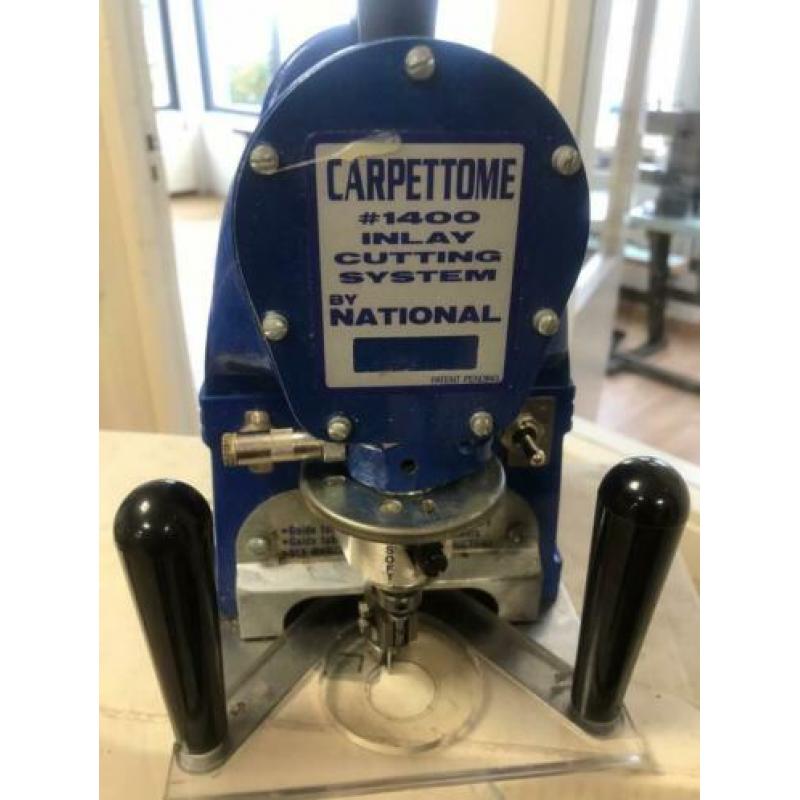 Carpettome 1400 tapijt inlegsnijder