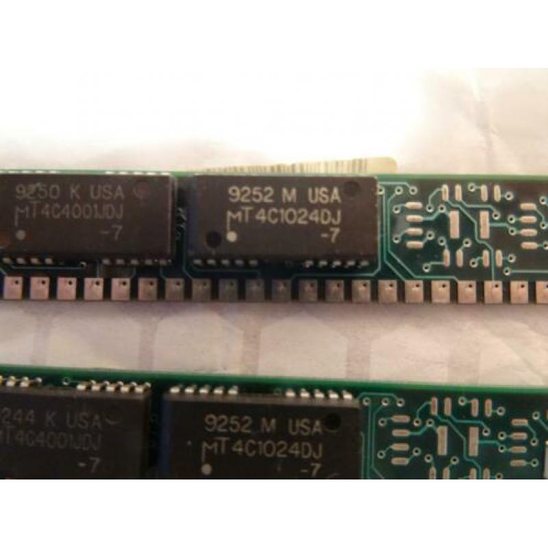 Geheugenmodules voor Retro jaren ’80 en ’90 computers