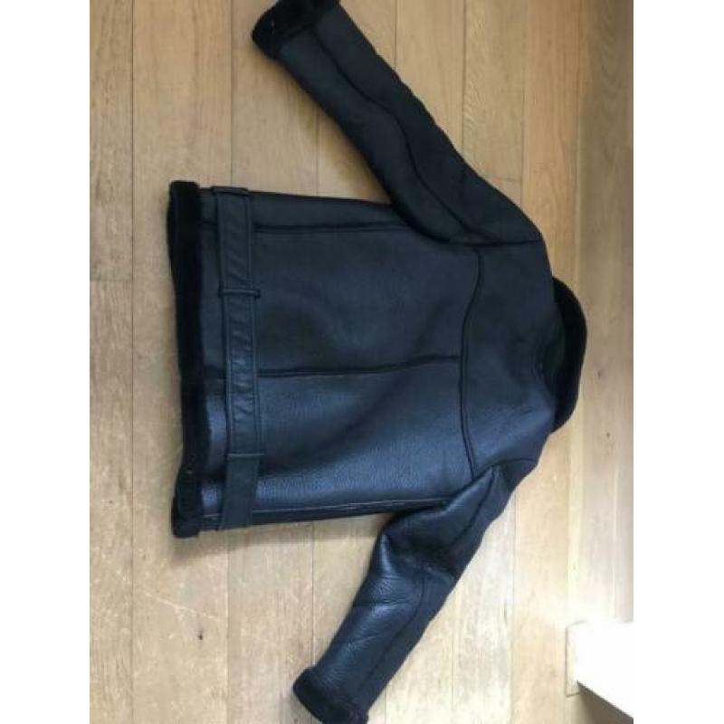 Zara lammy coat / biker jas