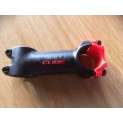 CUBE CPS 90mm Stuurpen. Zwart/Oranje, Zeer Mooi, Nieuw