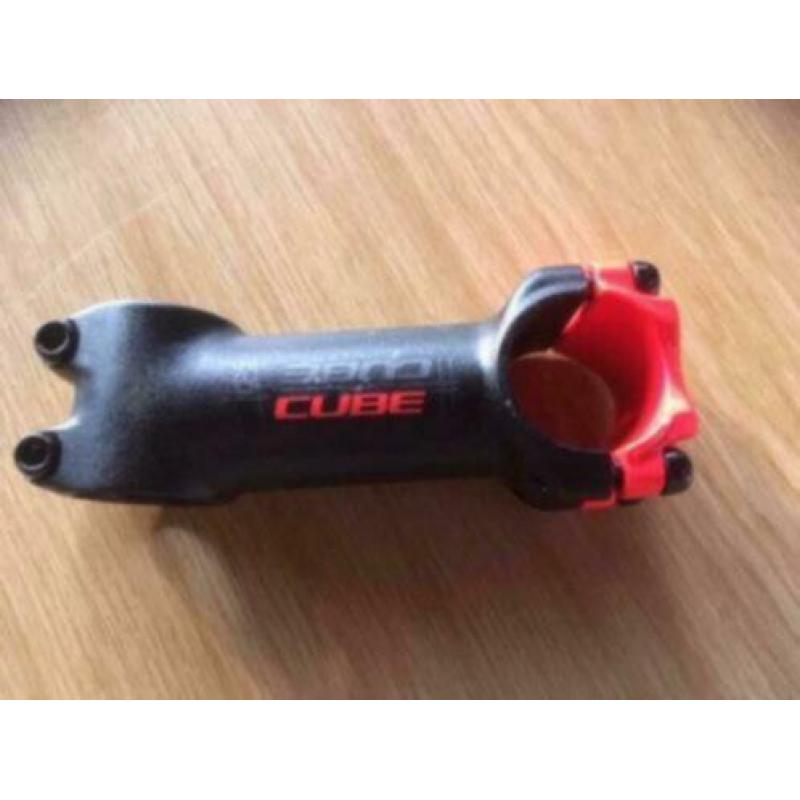 CUBE CPS 90mm Stuurpen. Zwart/Oranje, Zeer Mooi, Nieuw