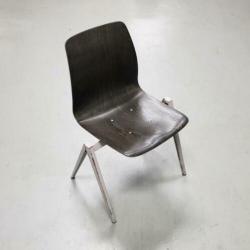 12x Galvanitas S22 stoelen, Pagholz vintage schoolstoel 221