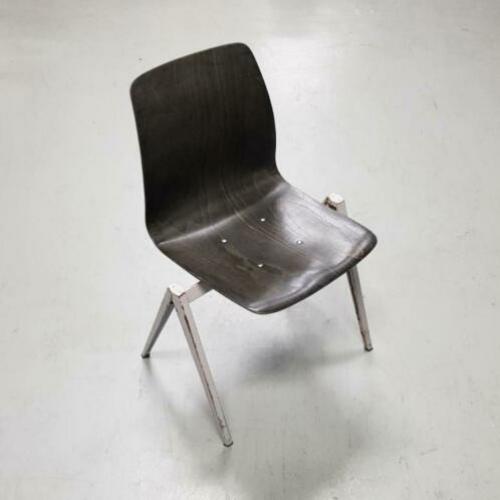 12x Galvanitas S22 stoelen, Pagholz vintage schoolstoel 221