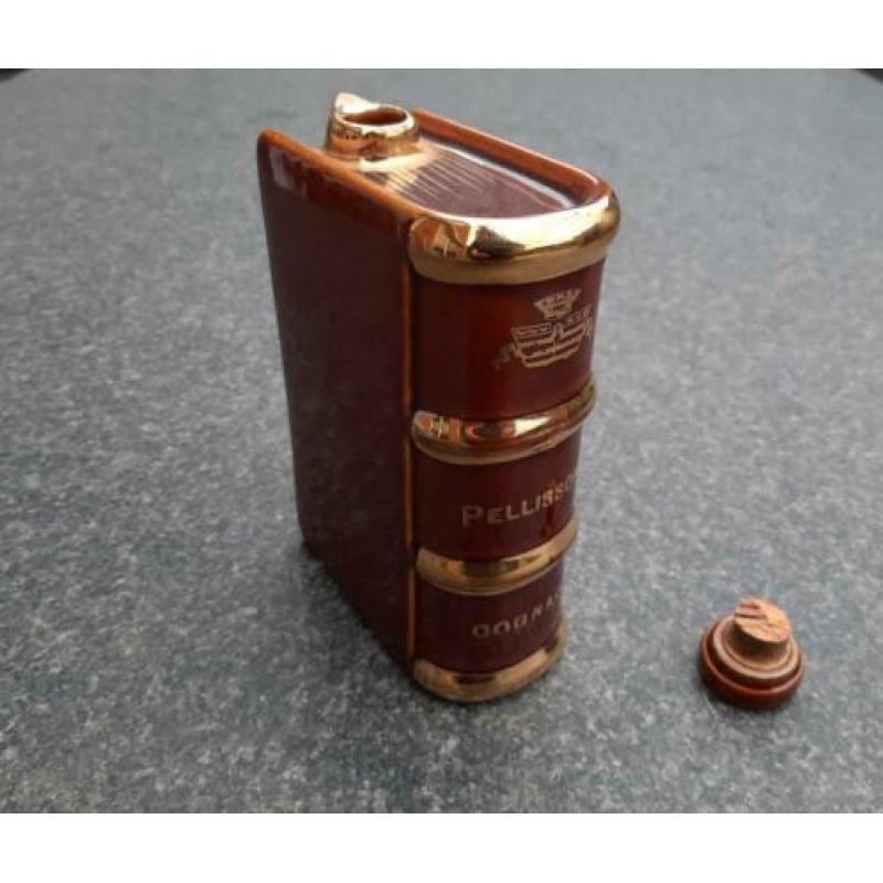 Vintage porseleinen Pellisson cognac fles