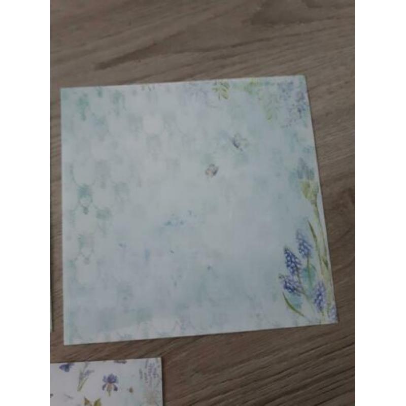 3 Scrapbook vellen Marjolein Bastin 15x15cm