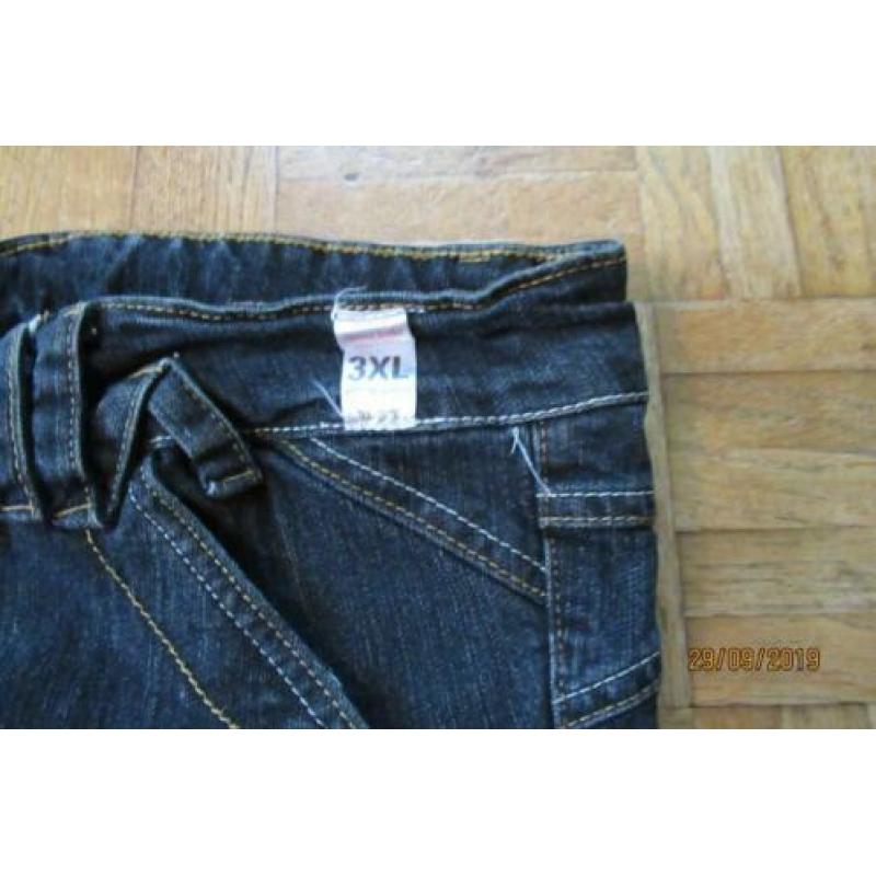 Spijkerbroek / Jeans 50/52 Antraciet / Zwart